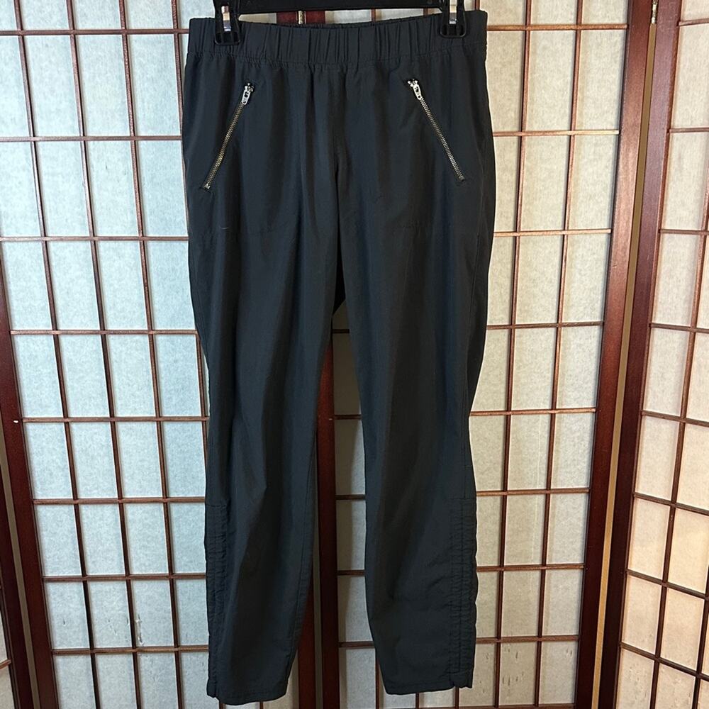 Athleta Black Track Pants with Zipper Pockets